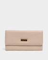Billetera plegable para mujer nude