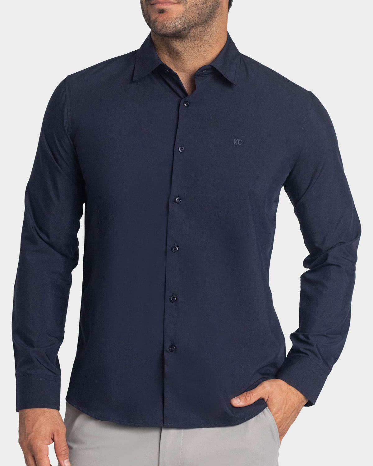 Camisa manga larga Navy