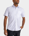 Camisa casual manga corta para hombre blanco