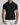 Polo fondo entero para hombre negro