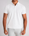 Polo fondo entero para hombre blanco