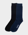 Medias de vestir para hombre azul