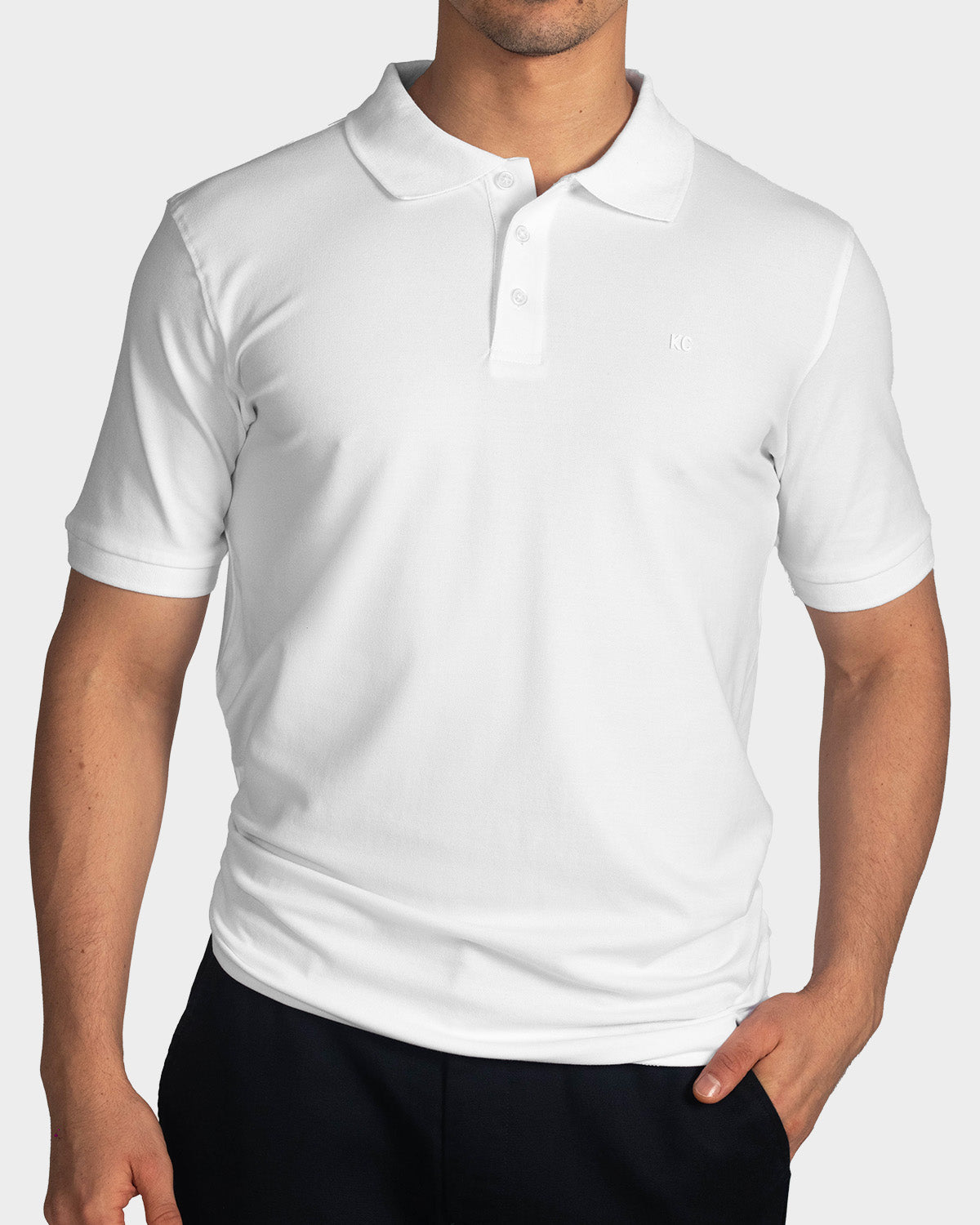Polo fondo entero White