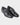 Zapatos de vestir de cuero para hombre clip art negro
