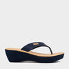 Plataformas para mujer glass thong navy